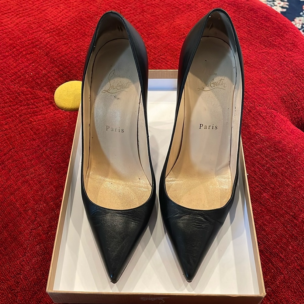 Christian Louboutin black “Kate” pumps